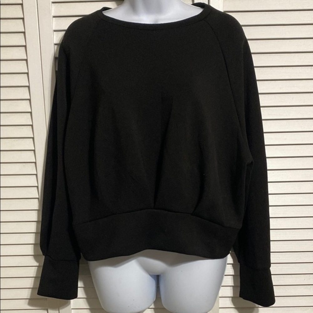 Magaschoni Black Cropped sweatshirt